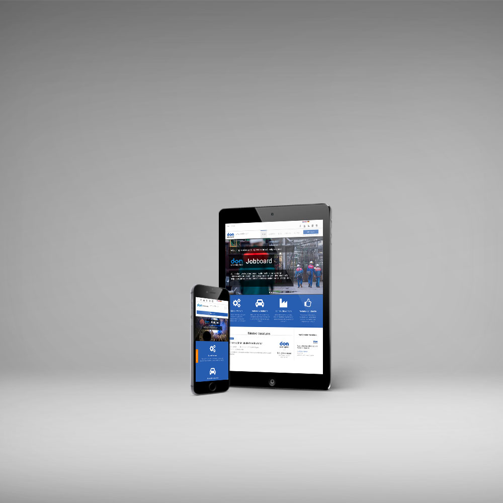 Jobboard - www.donbv.com - Tablet en smartphone