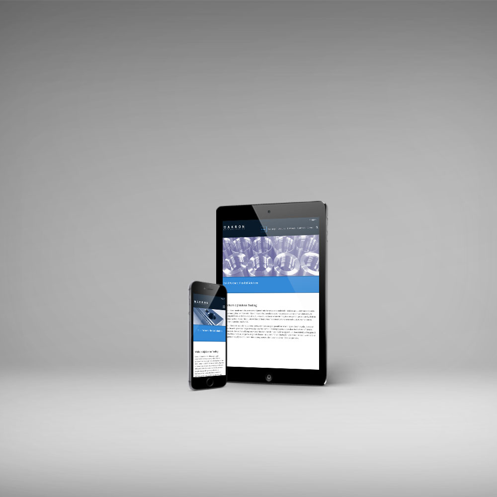www.makron.nl - tablet en smartphone